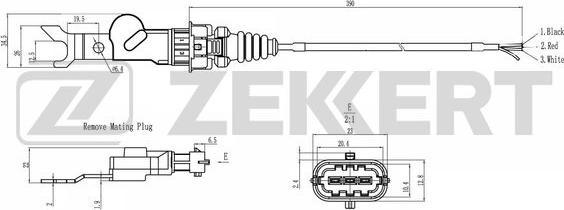 Zekkert SE-5021 - Sensor, camshaft position autospares.lv