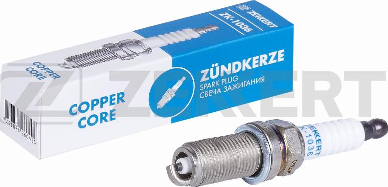 Zekkert ZK-1036 - Spark Plug autospares.lv