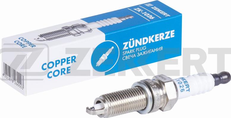 Zekkert ZK-1026 - Spark Plug autospares.lv