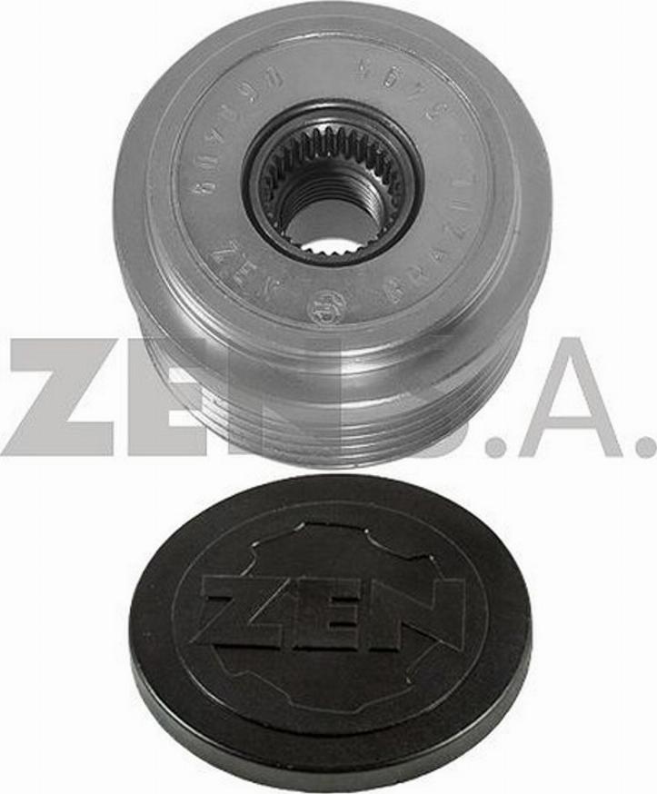ZEN 5495 - Pulley, alternator, freewheel clutch autospares.lv