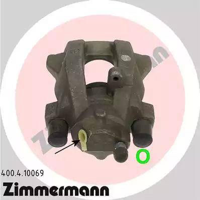 Zimmermann 400.4.10069 - Brake Caliper autospares.lv