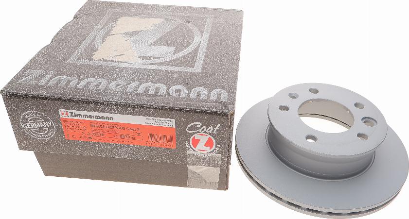 Zimmermann 400.6470.20 - Brake Disc autospares.lv