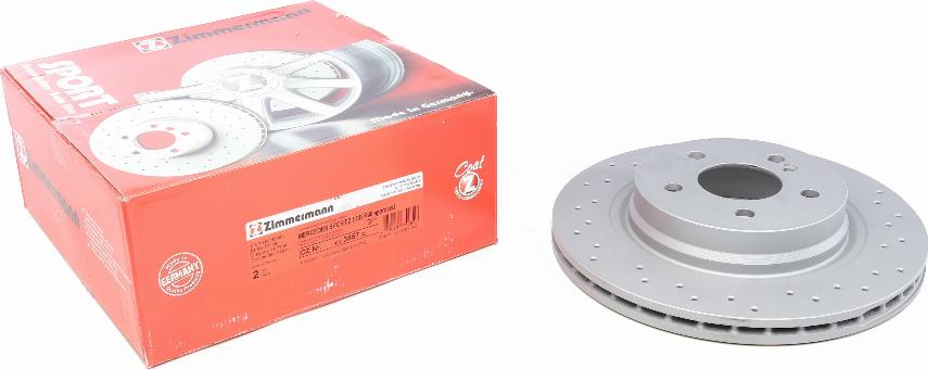 Zimmermann 400.3657.52 - Brake Disc autospares.lv