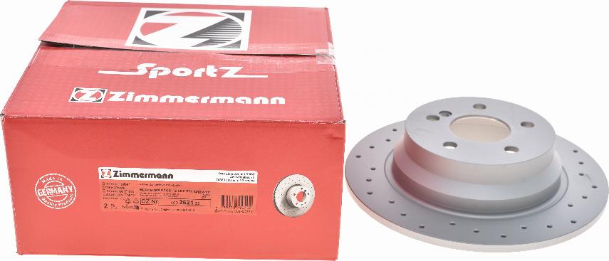 Zimmermann 400.3621.52 - Brake Disc autospares.lv