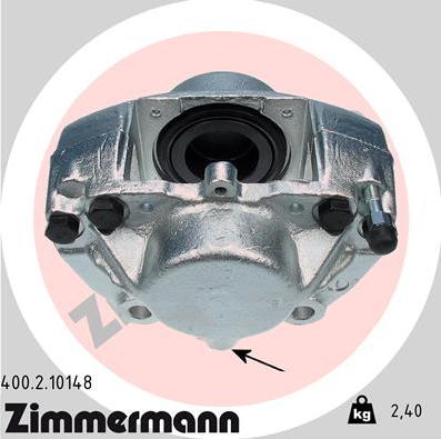 Zimmermann 400.2.10148 - Brake Caliper autospares.lv