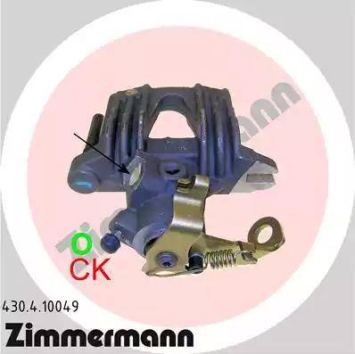 Zimmermann 430.4.10049 - Brake Caliper autospares.lv