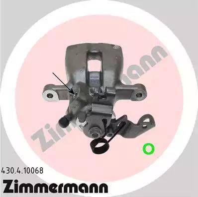 Zimmermann 430.4.10068 - Brake Caliper autospares.lv