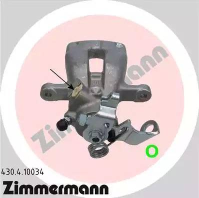 Zimmermann 430.4.10034 - Brake Caliper autospares.lv