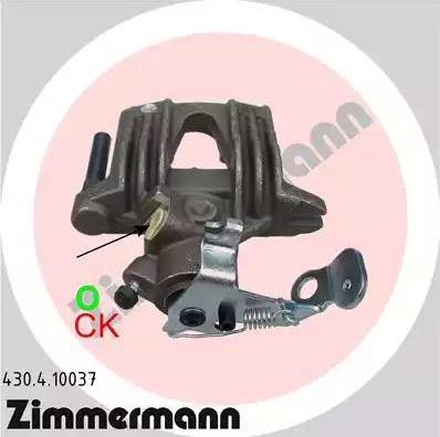 Zimmermann 430.4.10037 - Brake Caliper autospares.lv