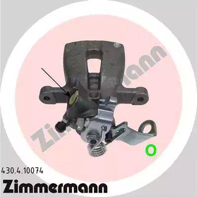 Zimmermann 430.4.10074 - Brake Caliper autospares.lv