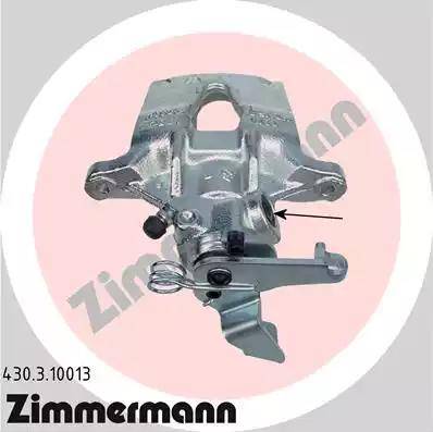 Zimmermann 430.3.10013 - Brake Caliper autospares.lv