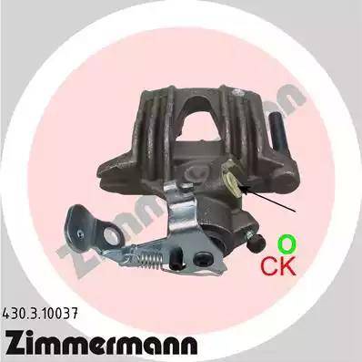 Zimmermann 430.3.10037 - Brake Caliper autospares.lv