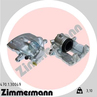 Zimmermann 470.1.30049 - Brake Caliper autospares.lv