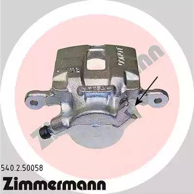 Zimmermann 540.2.50058 - Brake Caliper autospares.lv