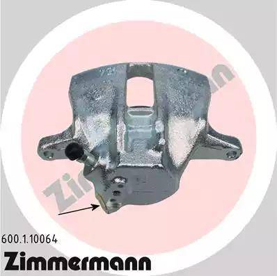 Zimmermann 600.1.10064 - Brake Caliper autospares.lv