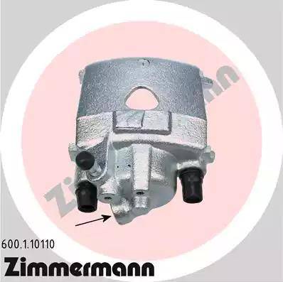 Zimmermann 600.1.10110 - Brake Caliper autospares.lv