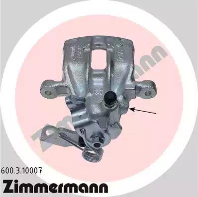 Zimmermann 600.3.10007 - Brake Caliper autospares.lv