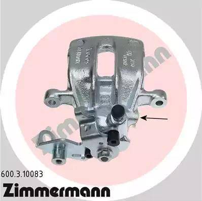 Zimmermann 600.3.10083 - Brake Caliper autospares.lv