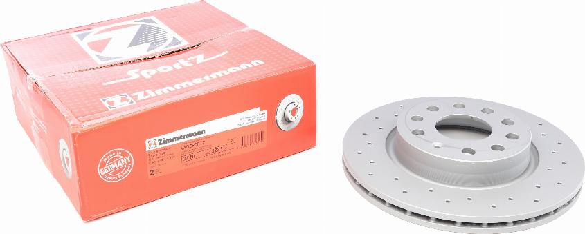 Zimmermann 600.3233.52 - Brake Disc autospares.lv