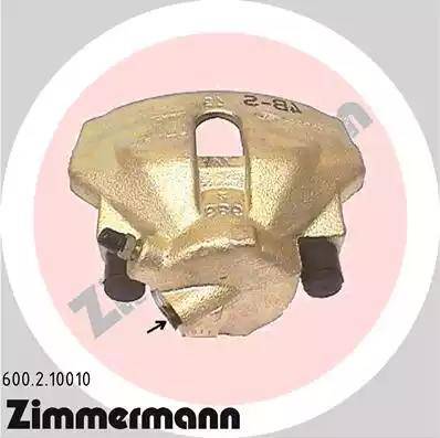 Zimmermann 600.2.10010 - Brake Caliper autospares.lv