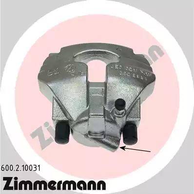 Zimmermann 600.2.10031 - Brake Caliper autospares.lv