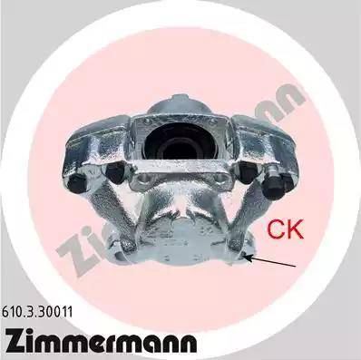 Zimmermann 610.3.30011 - Brake Caliper autospares.lv