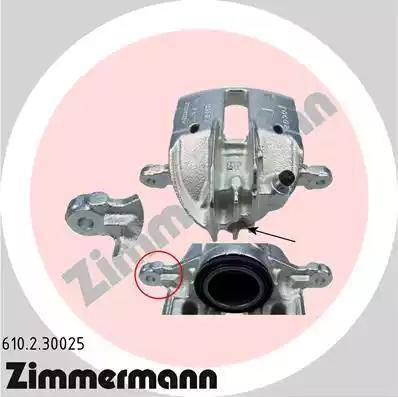 Zimmermann 610.2.30025 - Brake Caliper autospares.lv