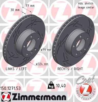 Zimmermann 150.1271.53 - Brake Disc autospares.lv