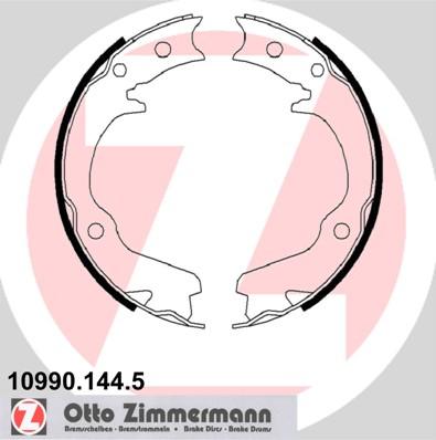 Zimmermann 10990.144.5 - Brake Shoe Set, parking brake autospares.lv