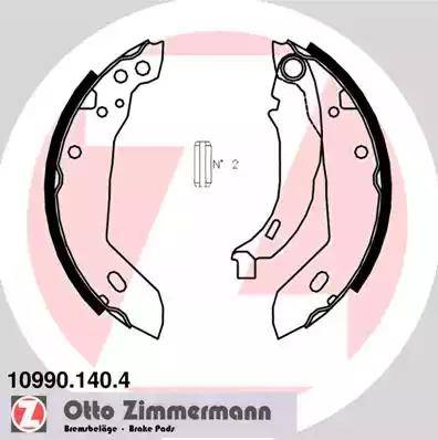 Zimmermann 10990.140.4 - Brake Shoe Set autospares.lv