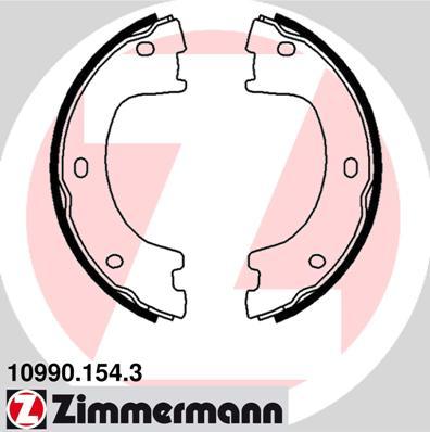 Zimmermann 10990.154.3 - Brake Shoe Set, parking brake autospares.lv