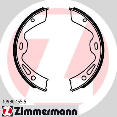 Zimmermann 10990.155.5 - Brake Shoe Set, parking brake autospares.lv