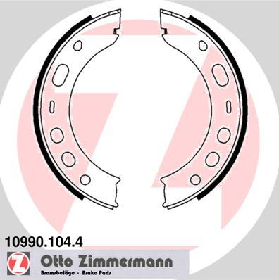 Zimmermann 10990.104.4 - Brake Shoe Set, parking brake autospares.lv