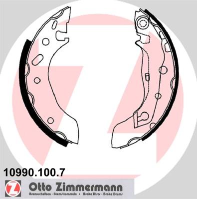 Zimmermann 10990.100.7 - Brake Shoe Set autospares.lv