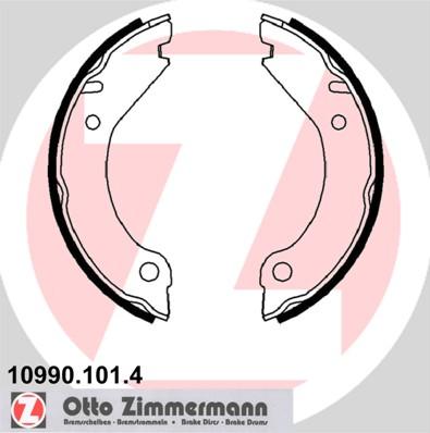 Zimmermann 10990.101.4 - Brake Shoe Set, parking brake autospares.lv