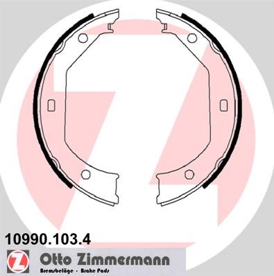 Zimmermann 10990.103.4 - Brake Shoe Set, parking brake autospares.lv