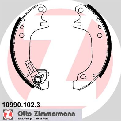 Zimmermann 10990.102.3 - Brake Shoe Set autospares.lv