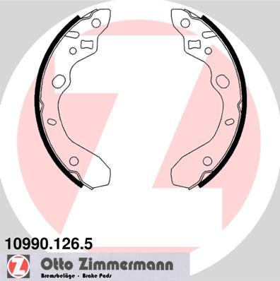 Zimmermann 10990.126.5 - Brake Shoe Set autospares.lv