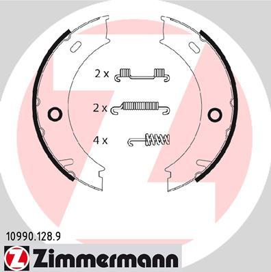 Zimmermann 10990.128.9 - Brake Shoe Set, parking brake autospares.lv