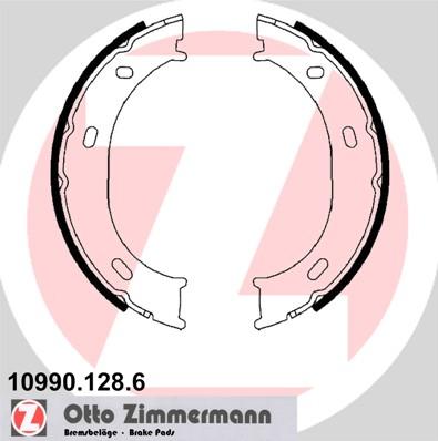 Zimmermann 10990.128.6 - Brake Shoe Set, parking brake autospares.lv