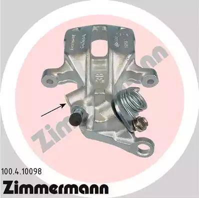 Zimmermann 100.4.10098 - Brake Caliper autospares.lv