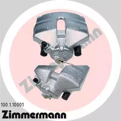 Zimmermann 100.1.10001 - Brake Caliper autospares.lv
