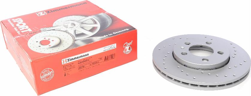 Zimmermann 100.1233.52 - Brake Disc autospares.lv