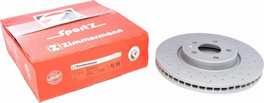 Zimmermann 100.3355.52 - Brake Disc autospares.lv