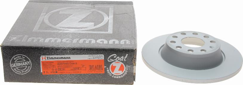 Zimmermann 100.3315.20 - Brake Disc autospares.lv