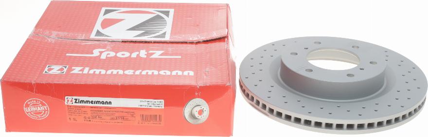 Zimmermann 380.2116.52 - Brake Disc autospares.lv