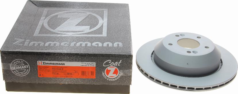 Zimmermann 320.3816.20 - Brake Disc autospares.lv
