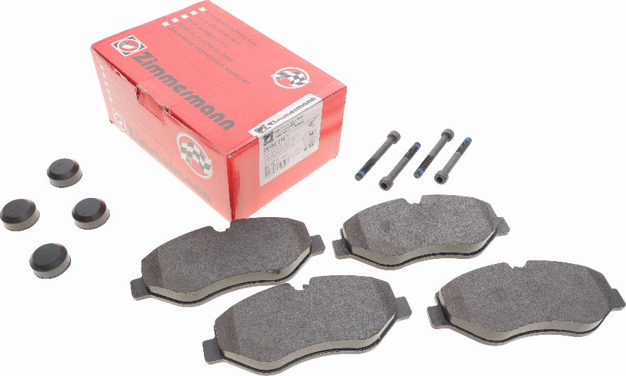 Zimmermann 29192.210.1 - Brake Pad Set, disc brake autospares.lv