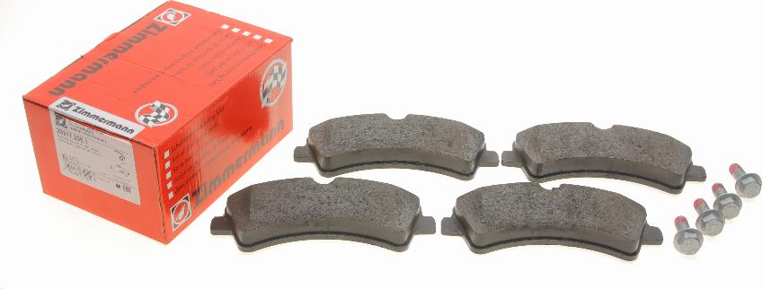 Zimmermann 29217.205.1 - Brake Pad Set, disc brake autospares.lv