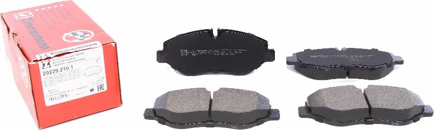 Zimmermann 29229.210.1 - Brake Pad Set, disc brake autospares.lv